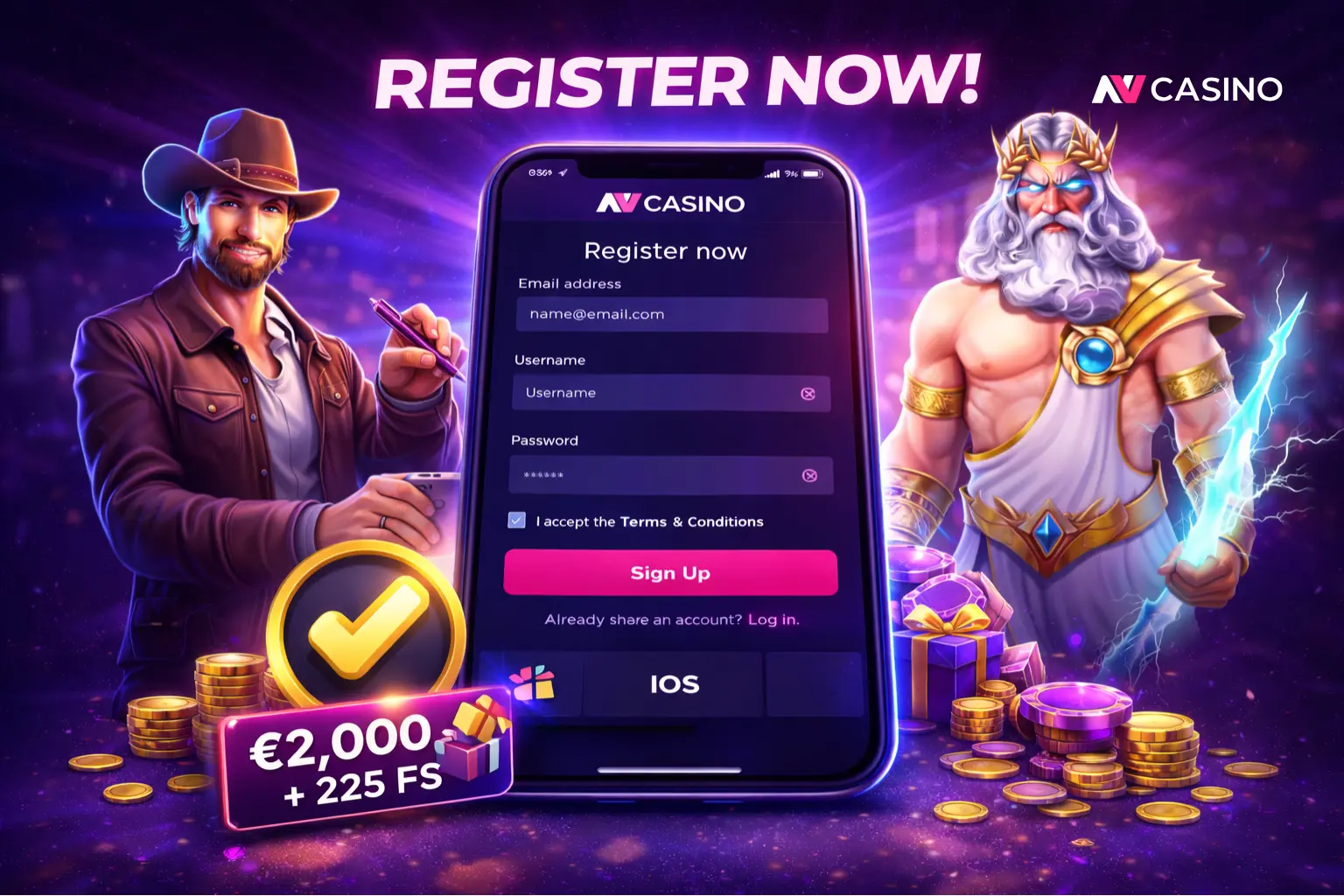 NV Casino: Meld je aan en speel mee!